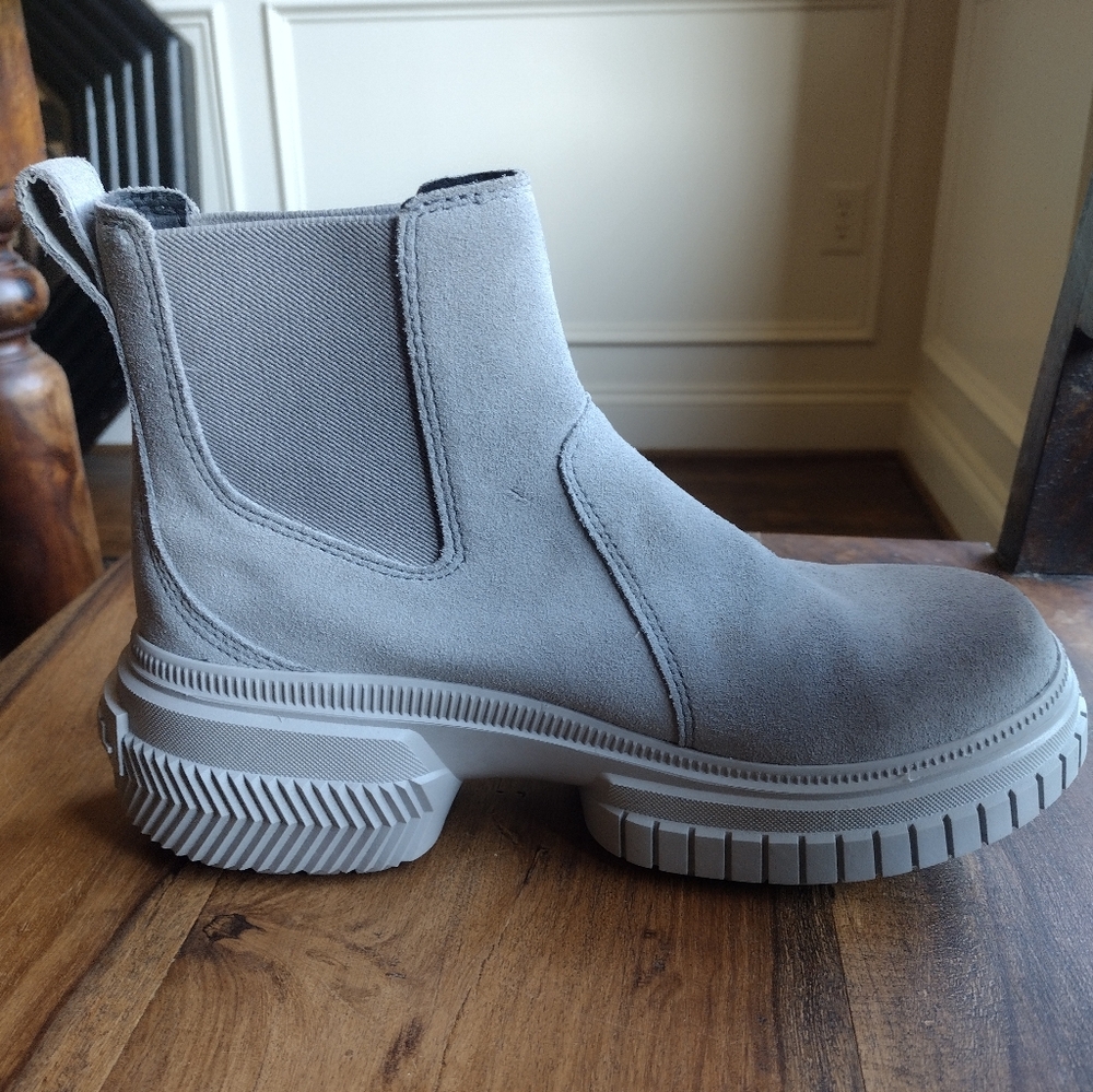 Sorel Gray Ona Ave Suede Waterproof Boots Size 8 - Picture 4 of 11